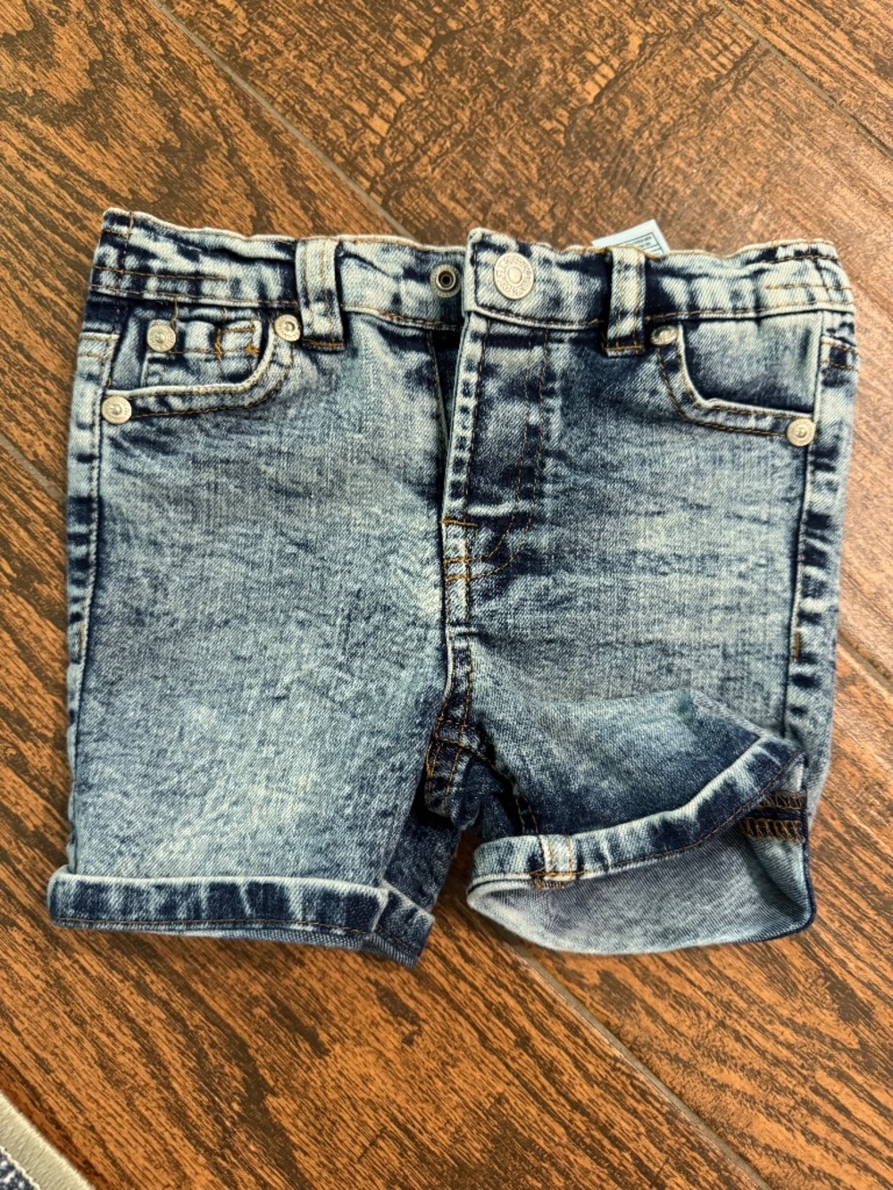 Baby Girls 7 for all Mankind Denim Shorts - 24M